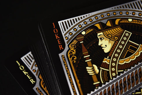 Custom Design Alloy Copper Playing Cards Poker Deck with Foiled Back