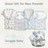 The Swaddle Blanket - White Dots Sleep Sack for Baby Boy & Girl (0-3 Months)