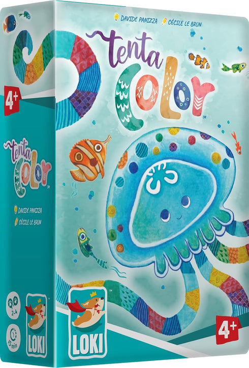 IELLO Loki Tentacolor - Ocean Explorer Drafting Game for Kids & Family, Ages 4+, 2-4 Players