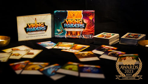 Viking Raiders 25 9+ 198 Strategy Card Game for Players | Fast-Paced Family & Party Game Ages | Award-Winning Viking