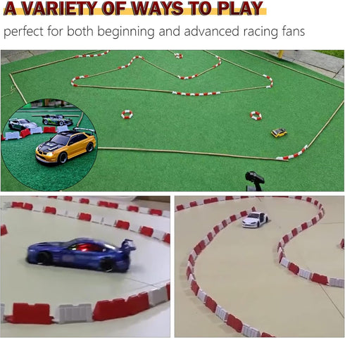 240 1/14 1/16 1/18 1/24 1/28 1/30 1/43 Hobby Fans Pieces RC Car Racing Track Drift Runway Drift Field Fence for Mini RC