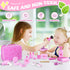 Set 3 4 5 6 7 GAGAKU Wooden Makeup Toy Pretend Wood Beauty Hair Salon Toys for Toddler Wooden Makeup Kit for Girls