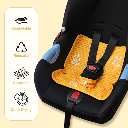 2 Pack Car Seat Protector for Potty Training, Waterproof CarSeat Liner Toilet Training for Baby Infant Toddler, Dry