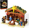 SHAREHB Jesus Building Block Set, Easter Nativity Building Kit, 252PCS Bible Story Jesus