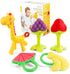 Baby Teething Toys for Newborn (5-Pack), Freezer Safe BPA Free Infant and Toddler Silicone Teethers to Soothe Babies