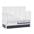Oxford Baby Bennett Crib Guard Rail Conversion Kit to Toddler Bed, Rustic White, Green Guard Gold Certified