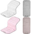 2 Pcs Baby Stroller Seat Liner Accessories, Reversible Cotton Cushion for Newborn Car Seat, Breathable Stroller Mat