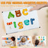 Magnetic Letters Toys for Toddlers, 26PCS Uppercase + 26PCS Lowercase Educational Alphabet Magnets