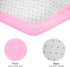 WERSHOW 55" Hexagon Coral Rug - Ultra Soft Carpet for Princess Castle Playhouse Bedroom Length Girls Anti-Slip Bottom
