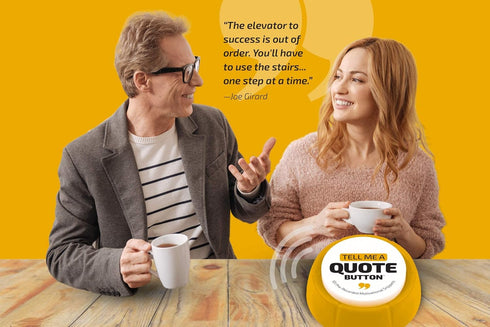 101 Quote Sound Button | Fully Loaded | Pre-Recorded Motivational Quotes | Positive Thinking Easy, Better Than