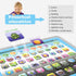 Kids Tablet Learning Pad, Toddler Tablet with ABC Word Song Music Number for Educational Preschool Boys & Girls