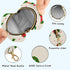 Christmas Decoration Round Pacifier Storage Case with Zipper, Portable Pacifier Case for Travel, Diaper Bag & Purse