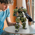 Set 598 BDXEJV Mech Robot Transforming Building Blocks for Adults, Green City Protector Mecha Model Action Figures
