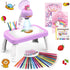 Hoarosall Drawing Projector for Kids, Drawing Board Pad, Color Pens, Pencils, Crayons,