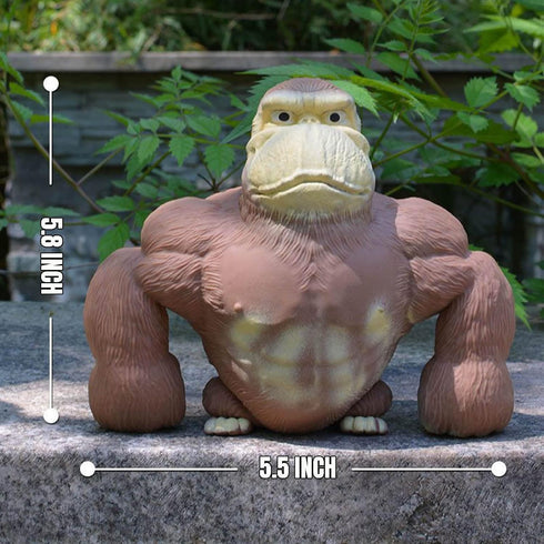 Squishy Monkey Toy - Stretch Gorilla Soft Decompression Doll for Kids, Halloween Action Figure