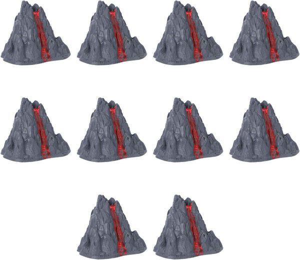 Toyvian 10pcs Volcano Toy Kit for Birthday Party Supplies Volcanic Eruption Model