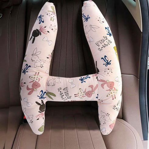 Travel Pillow for Kids Car Pillow for Sleeping Neck Pillow for Car Seat Head Neck Support Seatbelt Pillow for Roadtrip by Beisto