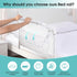 35.7" NUTIKAS Baby Bed Rail Guard for Crib - Toddler Bed Rails for Twin,Full, Queen, Toddlers, Bunk Size Bed Swing Down