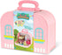 Li’l Woodzeez Bunk Beds Playset - Compact Travel Suitcase with Dollhouse Furniture & Accessories for Kids Age 3+