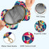 YETTASBIN Mexican Talavera Portable Pacifier Holder Case with Metal Hook Buckle & Zipper for Diaper Bag and Stroller