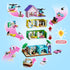 ONIMISC Set 8-12, 1346PCS 8-14 Beach House Building with Light, NO Compatible with Lego Friend House for Girls Age Mini