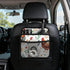 PPIKTC Spacious Hanging Auto Seat Organizer with Ventilated Mesh Pockets for Wet Wipes and Baby Supplies, Chicken