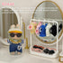 Satakara Set 2 10 Doll Clothes Hanger & Rack - Stands + Hangers, Durable Plastic Dolls Wardrobe Organizer for Dollhouse