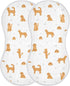 Set 4 Pack vvfelixl Baby Burp Cloths Labradoodle Dog Baby Newborn Cotton Burping Cloths Baby Washcloths