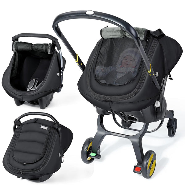 IvyWind Baby Car Seat Cover, Universal Winter Carseat Cover for Babies with