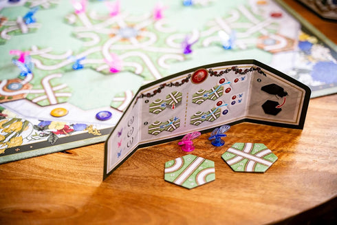 2-4 14+ 30 Capstone Games Butterfly Garden Board Game for Players - Tile Laying Nature and Butterfly Themed Strategy