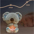 QFCST Relief Koala Breathing Stuffed Toy, Anxiety Relief Plush Breathing Animal, Sleeping Koala Plush Breathing