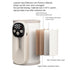 SPYMINNPOO 11 Settings 2.56 3.15in Bottle Warmer, Cordless Milk Warmer Temperature Digital Display Portable Breastmilk