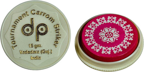 C2C Professional Tournament Carrom Striker, 15g, Silver, for 2-4 Players, 15+ Years
