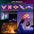8 Pack OJQ Hexagon Lights Wall RGB Panel - Hexagonal Led Lights Room Decor Wall Lights Gifts for Men/Women Honeycomb