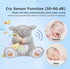 BEREST Rechargeable Baby Sleep Soother, Mom's Heartbeat Babies Cry Sensor Lullabies & White Noise Sound, Nursery Decor
