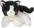 Bearington Domino Cat Stuffed Animals - 15" Realistic Tuxedo Cat Plush -
