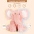 SuzziPals Heatable & Coolable Elephant Stuffed Animals, Microwavable Heating Pads, Stress & Discomfort Relief