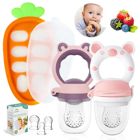 Baby Fruit Food Feeder Pacifier - Fresh Food Feeder, Infant Fruit Teething