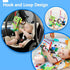beiens Baby Books for 0-6 Months, 2PCS Sensory Cloth Crinkle Soft Books, Tummy Time Toys for Infants