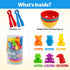 Counting Animals Matching Game with Sorting Bowls | Montessori Preschool Learning Toys for Kids - Zoo