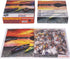 MaxRenard Sunset Scenery Jigsaw Puzzle 1000 Pieces for Adults, Canoe at Wetland During Sunset