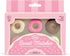 Genuine Fred Sweet Mistakes Donut Erasers - Set of 6 Vanilla Scented Fun for School or Home
