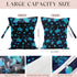 zcyxuuw Waterproof Wet Bag for Swimsuit, Travel Beach Wet Dry Bag, Hidden Zipper Reusable Starfish Baby turtle Wet