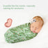 47"x47" Muslin Swaddle Blankets for Newborn, Large Soft Breathable Bamboo Cotton Baby Blanket, Lightweight Receiving