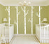 5 (100", Giant Tree Wall Decals Birch Tree Wall Stickers Woodland Wall Stickers for Baby Kids Nursery Bedroom Living