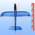 VCOSTORE 2 Pack Foam Airplanes, Large Throwing Glider Plane Toy with 2 Flight Modes for Outdoor Sports Toys 3-12