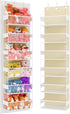 Over Door Hanging Organizer with 6 Shelves, Stuffed Animal Storage - Behind