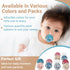 Button Me 6-18 2-Pack 6-18 ButtonMe Premium Soft Silicone Pacifiers Months BPA Free Baby Pacifier - of Comfortable