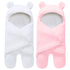 Ease Cubs 2 Pack Ultra Warm Sherpa Plush Baby Sleeping Swaddle Wrap - Newborn