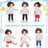 Litherr S 8 18 Inch 18 18 Inches Pcs Boy Doll T Shirt Clothes Sublimation Doll Outfits Accessories Classical Tee Shirts